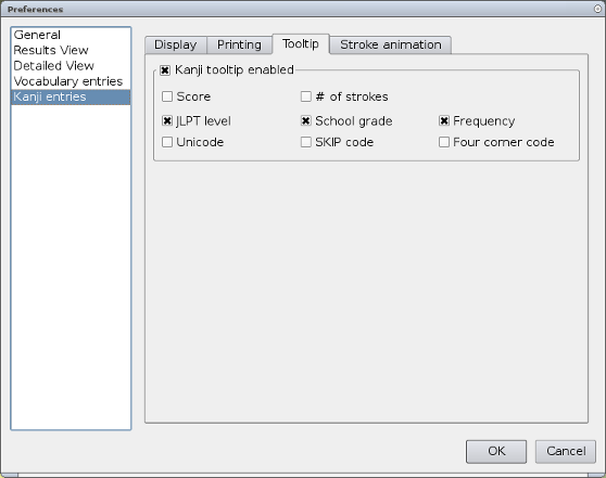Kanji ToolTips